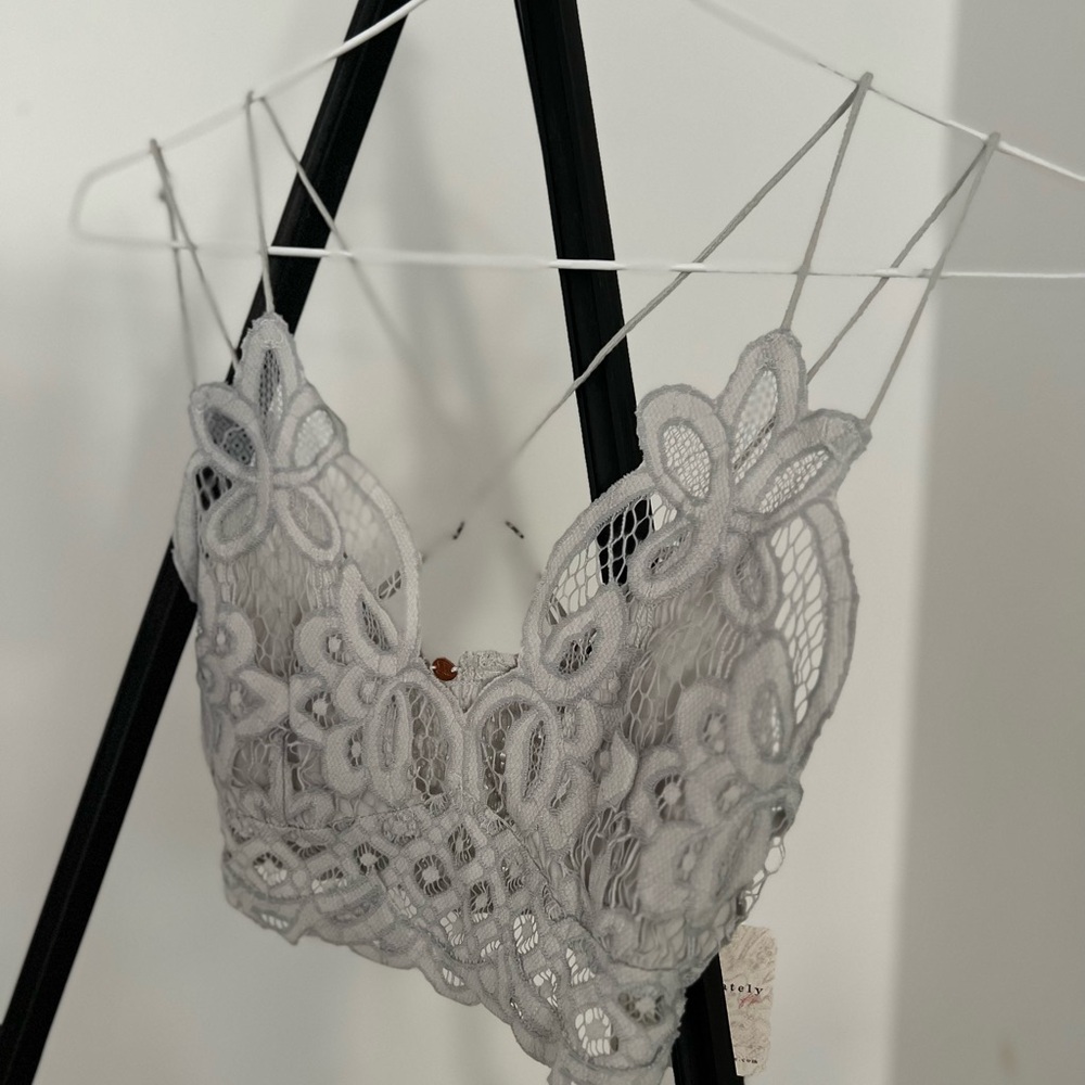 Free people Lace Bralette - Gray